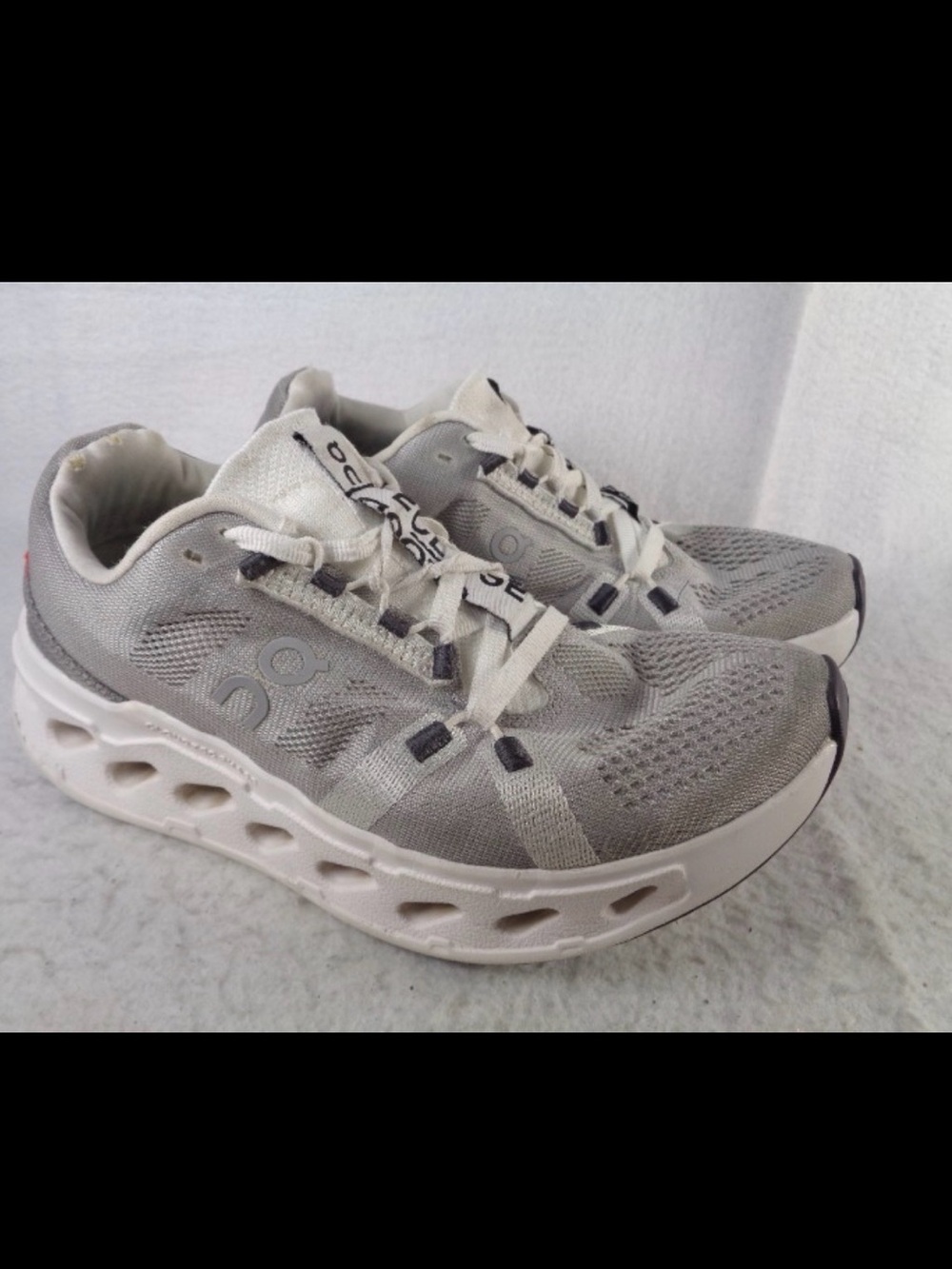 On Running Women’s Eclipse Athletic Shoes in Alloy and White